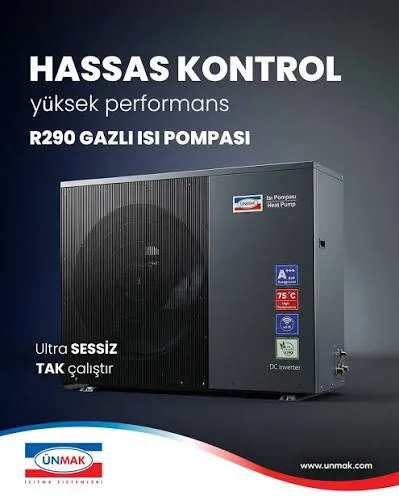 ÜNMAK ISI POMPASI MONOFAZE HI-TECH R290 — görsel 2